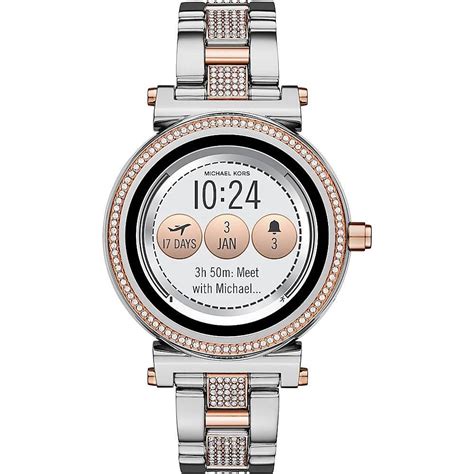 michael kors access sofie smartwatch 42mm stainless steel silver|Michael Kors access sofie smartwatch.